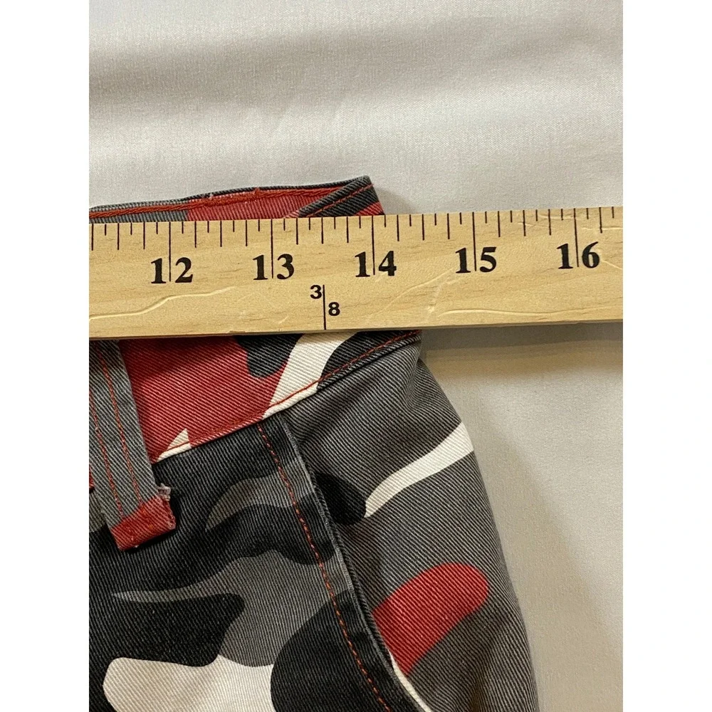 BIG FOR SAM Patchwork Camo Cargo Pants Kids Size S Streetwear‎
